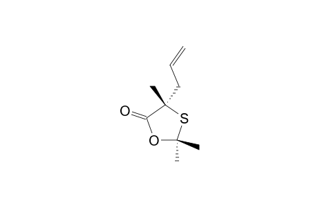 4-ALLYL-2,2,4-TRIMETHYL-1,3-OXATHIOLAN-5-ONE