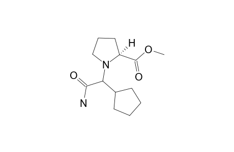 METHYL-(2S)-1-(1-CARBAMOYL-1-CYCLOPENTYL)-PYRROLIDINE-2-CARBOXYLATE