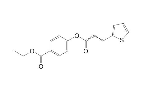 2-thiopheneacrylic acid, ester with p-hydroxybenzoic acid, ethyl ester