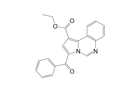 3-benzoylpyrrolo[1,2-c]quinazoline-1-carboxylic acid, ethyl ester