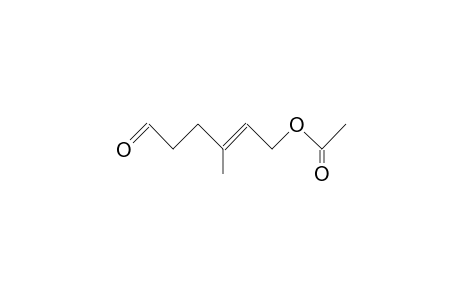 (2E)-3-Methyl-6-oxo-2-hexenyl acetate