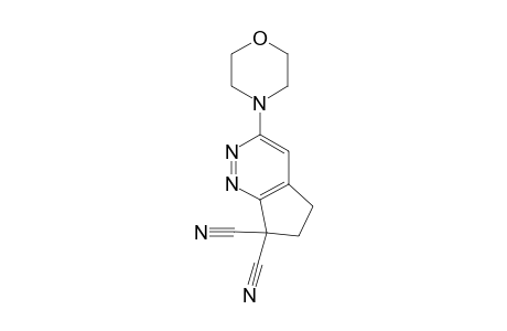 7,7-Dicyano-3-morpholinyl-5,6-dihydro-cyclopenta[c]pyridazine