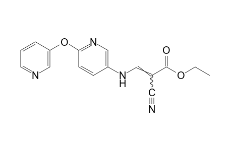2-cyano-3-{{6-[(3-pyridyl)oxy]-3-pyridyl}amino}acrylic acid, ethyl ester