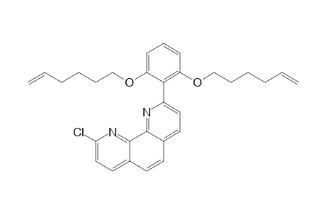 2-[2,6-bis(hex-5-Enoxy)phenyl]-9-chloranyl-1,10-phenanthroline