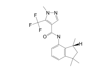 1-METHYL-5-TRIFLUOROMETHYL-N-(1,1,3-TRIMETHYLINDAN-4-YL)-4-PYRAZOLCARBOXYLIC-ACID-AMIDE