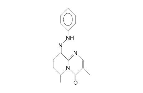 Z-9-PHENYLHYDRAZONO-3,6-DIMETHYL-6,7,8,9-TETRAHYDRO-4H-PYRIDO-[1,2-A]-PYRIMIDIN-4-ONE