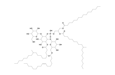 Ac4PIM2 18:0(methyl)_16:0_16:1_18:0(methyl)