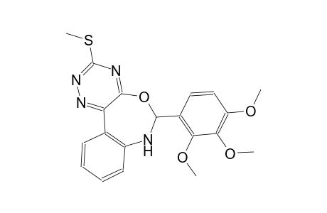 3-(methylsulfanyl)-6-(2,3,4-trimethoxyphenyl)-6,7-dihydro[1,2,4]triazino[5,6-d][3,1]benzoxazepine