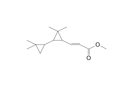 (E)-3-[3-(2,2-dimethylcyclopropl)-2,2-dimethylcyclopropyl]propenoicacid-methylester