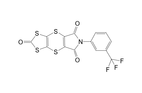 6-(3-Trifluoromethyl-phenyl)-[1,3]dithiolo[5,6][1,4]dithiino[2,3-c]pyrrole-2,5,7-trione