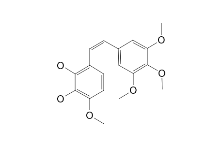 (Z)-1-[3',4',5'-Trimethoxyphenyl]-2-[2'',3''-di-dihydroxy-4''-methoxyphenyl]-ethene