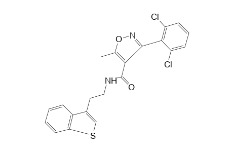 N-[2-(benzo[b]thien-3-yl)ethyl]-3-(2,6-dichlorophenyl)-5-methyl-4-isoxazolecarboxamide