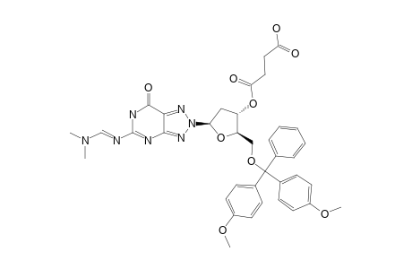 2-[2-DEOXY-5-O-(4,4'-DIMETHOXYTRITYL)-3-O-SUCCINYL-BETA-D-ERYTHRO-PENTOFURANOSYL]-5-{[(DIMETHYLAMINO)-METHYLIDENE]-AMINO}-2,6-DIHYDRO-7H-1,2,3-TRIAZOLO-[4,5-D]