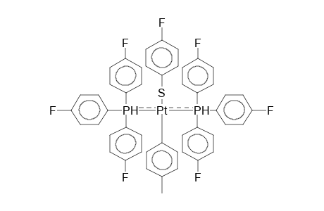 TRANS-PARA-TOLYLBIS[TRIS(4-FLUOROPHENYL)PHOSPHINE](4-FLUOROPHENYLMERCAPTO)PLATINA