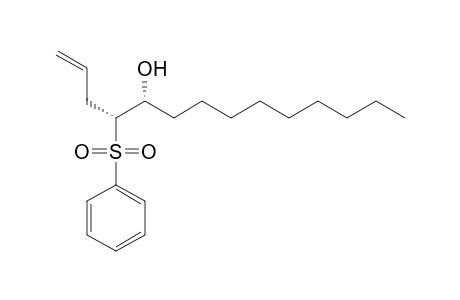1-Tetradecen-5-ol, 4-(phenylsulfonyl)-, (R*,R*)-