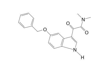 5-benzyloxy-N,N-dimethyl-3-indoleglyoxylamide