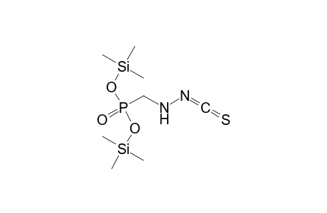 Phosphonic acid, [(carbonothioylhydrazino)methyl]-, bis(trimethylsilyl) ester