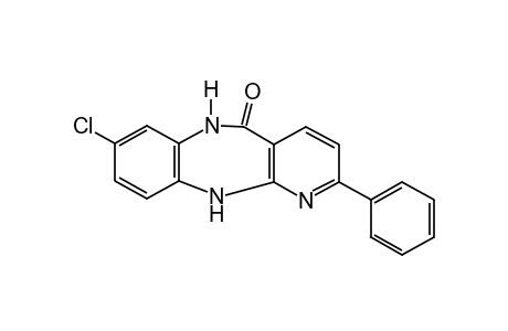 8-chloro-6,11-dihydro-2-phenyl-5H-pyrido[2,3-b][1,5]benzodiazepin-5-one