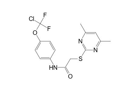 N-[4-(Chloro-difluoro-methoxy)-phenyl]-2-(4,6-dimethyl-pyrimidin-2-ylsulfanyl)-acetamide