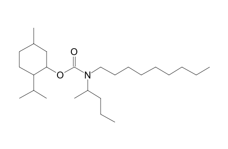 Carbonic acid, monoamide, N-(2-pentyl)-N-nonyl-, menthyl ester