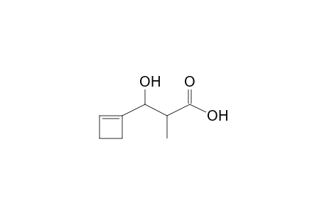 3-Cyclobut-1-enyl-3-hydroxy-2-methyl-propionic acid