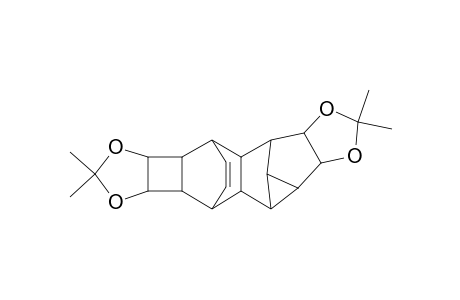 4,8-Ethenocyclopropa[3,4][1,3]dioxolo[3'',4'']cyclobuta[1'',2'':4',5']benzo[1',2':5,6]pentaleno[1,2-d]-1,3-dioxole, 3a,3b,3c,4,4a,4b,7a,7b,8,8a,8b,8c,8d,8e-tetradecahydro-2,2,6,6-tetram ethyl-, (3a.alpha.,3b.alpha.,3c.beta.,4.beta.,4a.beta.,4b.alpha.,7a.alpha.,7b .beta.,8.beta.,8a.beta.,8b.beta.,8c.alpha.,8d.alpha.,8e.alpha.)-