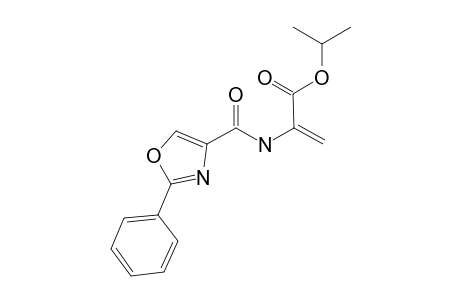 2-[(2-Phenyloxazole-4-carbonyl)amino]acrylic acid isopropyl ester