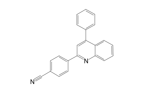 4-(4-phenyl-2-quinolinyl)benzonitrile