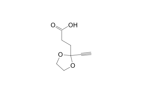 2-Ethynyl-1,3-dioxolane-2-propanoic acid