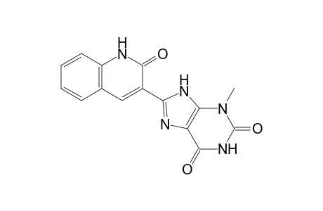 8-(1,2-Dihydro-2-oxoquinolin-3-yl)-3-methyl-1H-purine-2,6(3H,9H)-dione