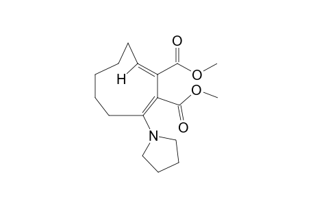 3-(1-pyrrolidinyl)-cis-,trans-2,9-cyclononadiene-1,2-dicarboxylic acid, dimethyl ester