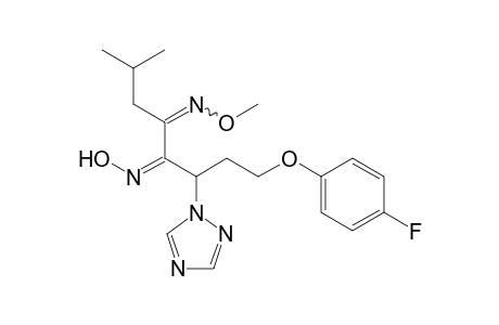 4,5-Octanedione, 1-(4-fluorophenoxy)-7-methyl-3-(1H-1,2,4-triazol-1-yl)-, 5-(O-methyloxime) 4-oxime
