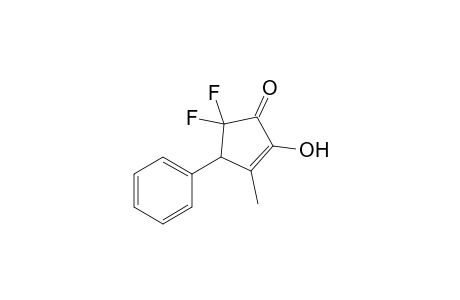 5,5-DIFLUORO-2-HYDROXY-3-METHYL-4-PHENYL-2-CYCLOPENTEN-1-ONE