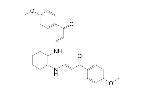 N,N'-Bis[2-(p-methoxybenzoyl)vinyl]cyclohexane-1,2-diamine