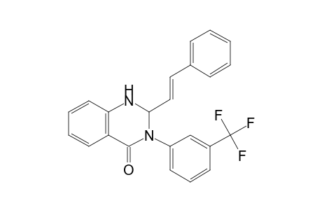 4(1H)-quinazolinone, 2,3-dihydro-2-[(E)-2-phenylethenyl]-3-[3-(trifluoromethyl)phenyl]-