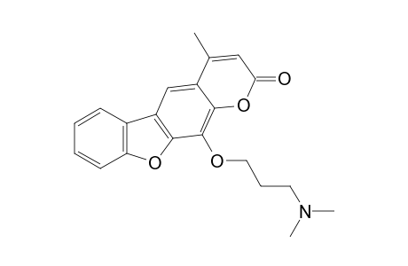 11-(3-(dimethylamino)propoxy)-4-methyl-2H-benzofuro[3,2-g]chromen-2-one