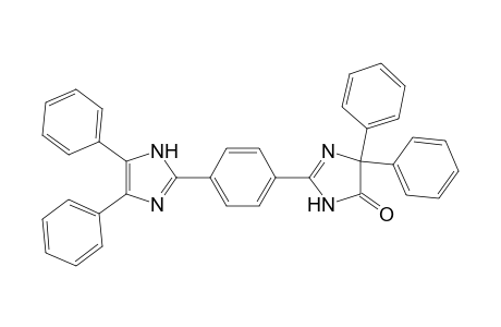 2-[4-(5-oxo-4,4-diphenyl-4,5-dihydro-1H-imidazol-2-yl)phenyl]-4,5-diphenyl-1H-imidazole