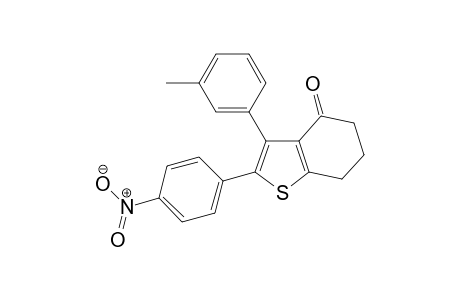 3-(3-Methylphenyl)-2-(4-nitrophenyl)-6,7-dihydro-1-benzothiophen-4(5H)-one