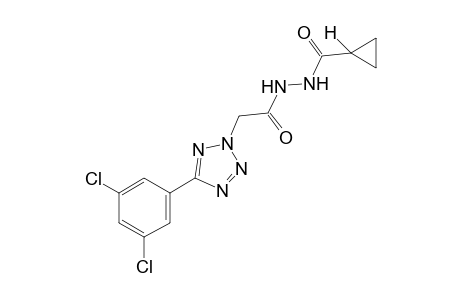 1-(cyclopropylcarbonyl)-2-{[5-(3,5-dichlorophenyl)-2H-tetrazol-2-yl]acetyl}hydrazine
