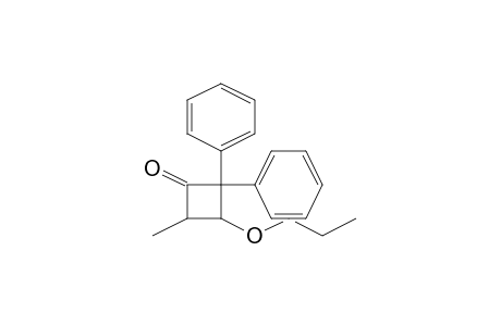 Cyclobutanone, 4-methyl-2,2-diphenyl-3-propyloxy-
