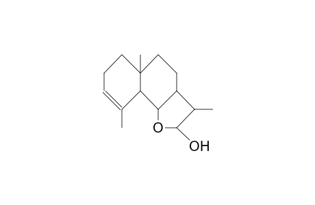 6a,12-Oxy-5,7aH,11bH-eudesm-3-en-12-ol