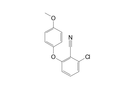 2-chloro-6-(p-methoxyphenoxy)benzonitrile