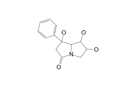 1,6,7-Trihydroxy-1-phenyl-hexahydro-pyrrolizin-3-one