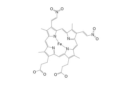 7,12-bis(2'-Nitrovinyl)-modified heme