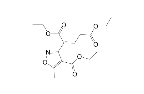 2-Pentenedioic acid, 2-[4-(ethoxycarbonyl)-5-methyl-3-isoxazolyl]-, diethyl ester