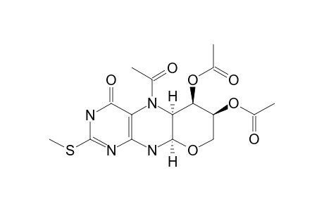 (3S,4R,4AS,10AR)-5-ACETYL-3,4,4A,5,6,7,10,10A-OCTAHYDRO-8-(METHYLTHIO)-6-OXO-2H-PYRANO-[3,2-G]-PTERIDIN-3,4-DIYL-DIACETATE