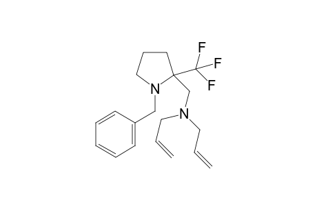 N-Benzyl-2-{[(N,N-diallyl)amino]methyl}-2-(trifluoromethyl)pyrrolidine