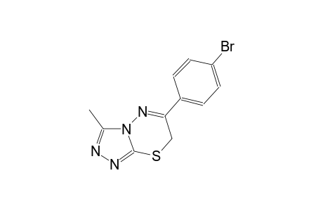 6-(p-bromophenyl)-3-methyl-7H-s-triazolo[3,4-b][1,3,4]thiadiazine