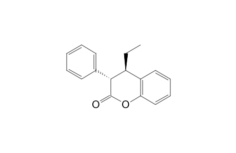 Trans-3-phenyl-4-ethyl-3,4-dihydrocoumarin