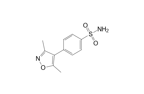 p-(3,5-dimethyl-4-isoxazolyl)benzenesulfonamide